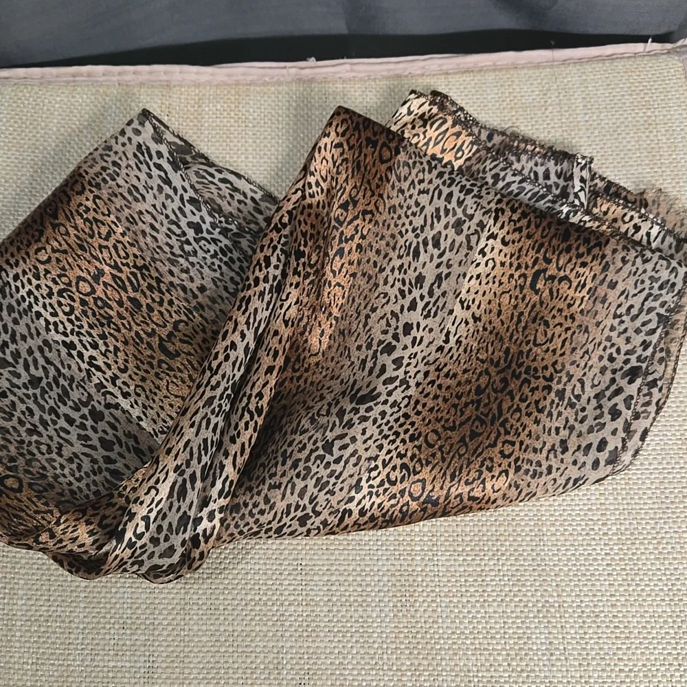 Leopard Print Scarf